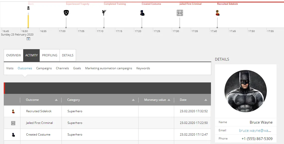 Sitecore xDB - Custom Eras in Experience Profile Timeline